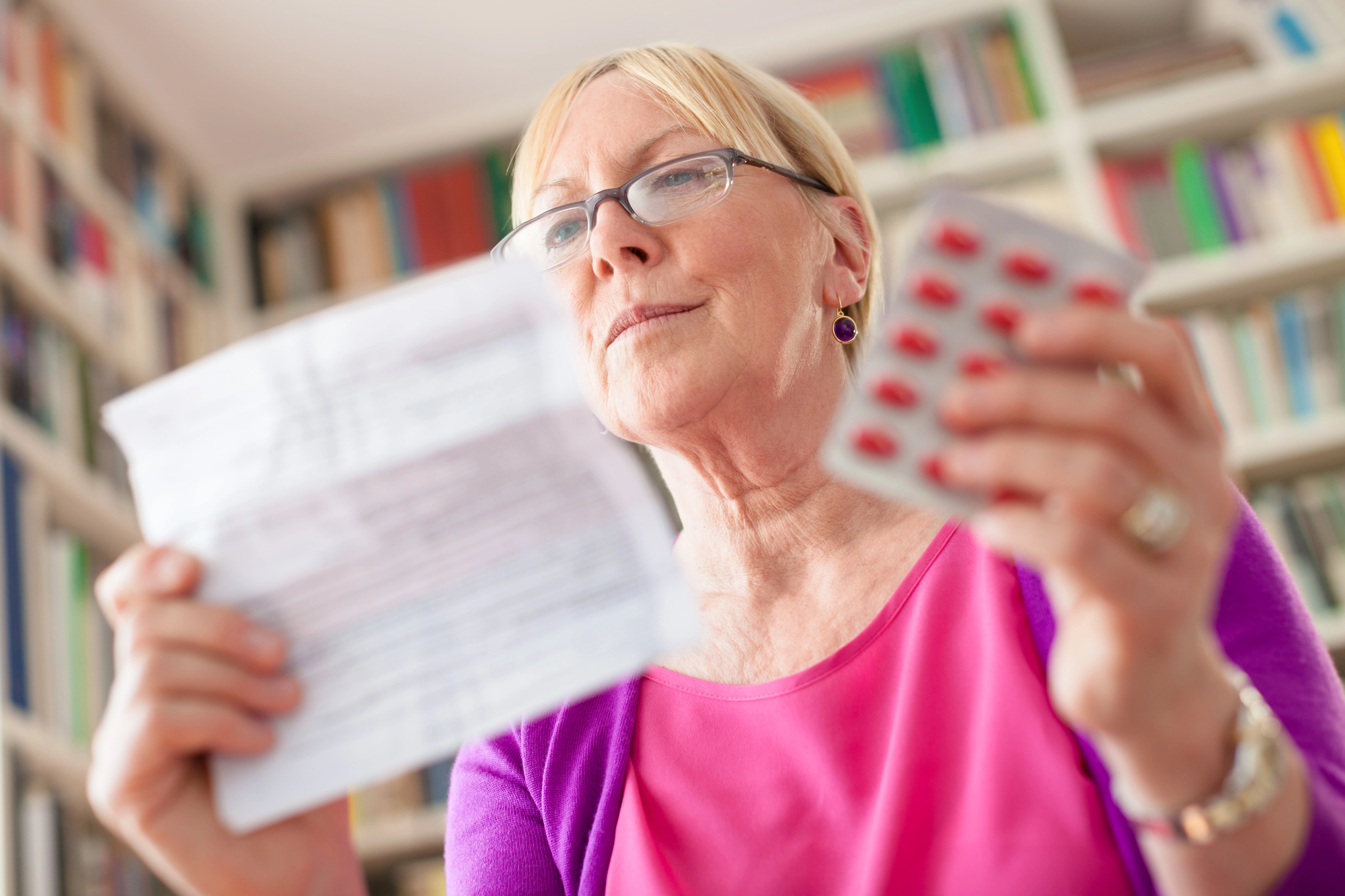 woman who got medications with prescription drugs discount